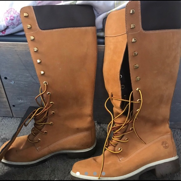 Women’s lace up timberland boots - Picture 4 of 4